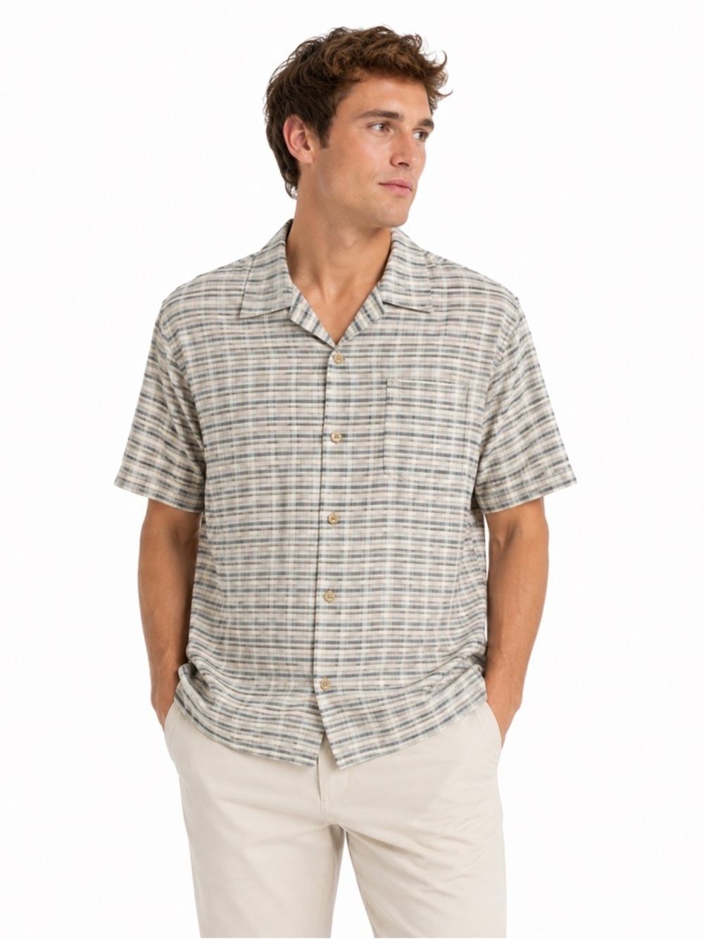 Tommy Bahama Mens Silk Blend Shirt size XL Casual Button Down Summer Vacation